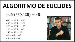 Algoritmo de Euclides PARTE 1 DE 2 [upl. by Zennas]