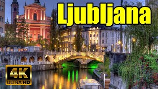 A Walk in Ljubljana The Beautiful Capital of Slovenia [upl. by Nacim72]