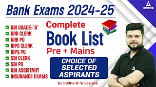 Best Books for Bank Exam 202425  Banking Exam Preparation 2024  By Siddharth Srivastava [upl. by Colier]