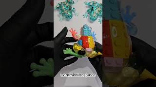 Lego frog autism lego resin epoxy resincrafts frog resinart shorts [upl. by Maite]