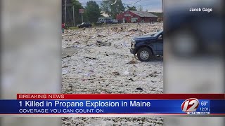 Propane explosion kills firefighter injures 6 others [upl. by Lail261]