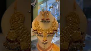 goldnecklace arabicgold gold arabicjewelry goldjewellery goldenglow fashion goldaccessories [upl. by Conal505]