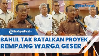 Menteri Bahlil Sebut Pemerintah Tak Batalkan Proyek Rempang Eco City Warga Geser ke Tanjung Banon [upl. by Einafats]