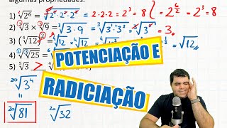 ⭐ Aula de POTENCIAÇÃO E RADICIAÇÃO da Matemática Básica DESBUGADA  Rafael Procopio  Paulo Pereira [upl. by Sumer550]