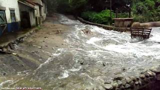 Flash Flood Universal Studios Hollywood Studio Tour [upl. by Demakis]