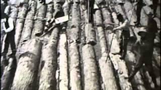 The Wisconsin Loggers 1990  Part 2 B Rivers and Raftsmen [upl. by Lipp]