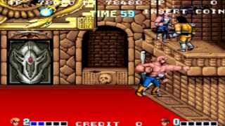 Double Dragon 1 arcade gameplay playthrough longplay [upl. by Clevey]