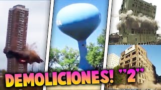 Demoliciones de Edificios mas Espectaculares del Mundo quotPARTE 2quot [upl. by Balcer]