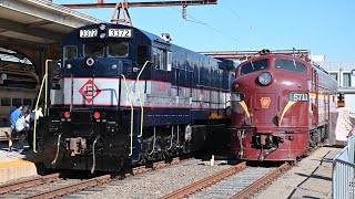 NJTs 40th Anniversary Excursion amp Hoboken Railfest 2023 [upl. by Buckley]