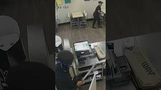 Man armed with machete steals cash register from Subway [upl. by Yuht849]