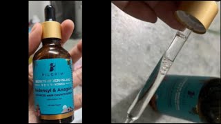 PILGRIM REDENSYL AND ANAGAIN ADVANCED HAIR GROWTH SERUM REVIEW IN TAMIL [upl. by Ibbed]