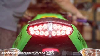 20092011 Kawasaki Ninja 650R ER6n Sequential LED Tail Light Clear Lens [upl. by Galina382]