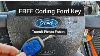 How To Code A Ford Key Fob FREE Ford Transit Mk7 Key Codeing FREE [upl. by Yanel]