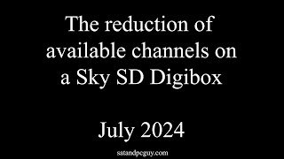 What UK TV Channels are left on an old Sky Digibox in July 2024 [upl. by Hsekin]