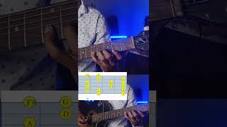 G Major Scale shorts guitar tips video [upl. by Eleinad]