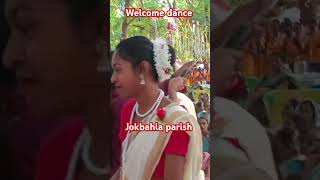 welcome dance jokbahla parish shortvideo yeshumasihsong vhiralvideo vinayslakra [upl. by Enal]