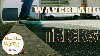 WAVEBOARD TRICKS 2 oxelo ripstik [upl. by Meesan833]