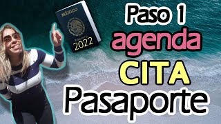 COMO AGENDAR UNA CITA PARA PASAPORTE POR INTERNET 2022  PASO 1 REGISTRATE Y CREA TU CUENTA EN SRE [upl. by Oemor]