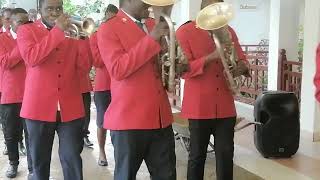 EASTER SUNDAYMOMBASA CENTRAL CITADEL BAND YESU ALIYESULIBIWA BRASS COVER [upl. by Hbaruas68]