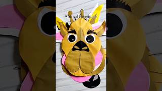 Animal face mask  Paper mask  Animal mask  Mask craft shorts camel  rabbit  cow  cat  zebra [upl. by Nnaecyoj233]