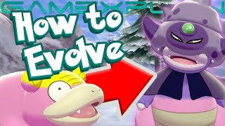 How to Evolve Galarian Slowpoke into Slowking in The Crown Tundra DLC  Pokémon Sword amp Shield Guide [upl. by Anita]