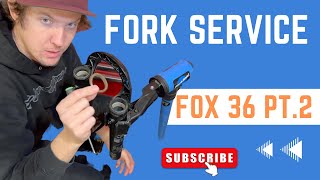 Fox 36 Lowers Service  How To Service Your MTB Fork  PT 2 [upl. by Enihpets]