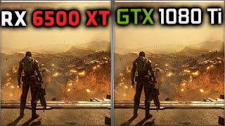 RX 6500 XT vs GTX 1080 Ti Benchmark – 59 Tests [upl. by Aneeh535]