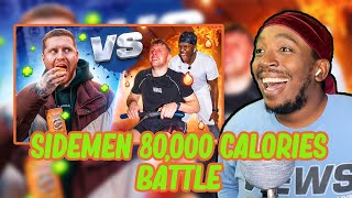 Reaction To SIDEMEN 80000 CALORIES BATTLE [upl. by Glimp]