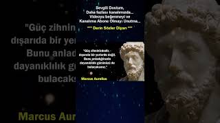 DİMDİK DURMALISIN BAŞKALARI SENİ AYAKTA TUTMASIN MARCUS AURELIUS SHORT VİDEO [upl. by Odracir428]