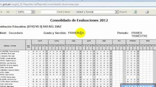 SIAGIE 30 VERIFICAR EL INGRESO DE NOTAS [upl. by Azzil]