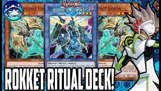 🗡️LANCEA BUSCABLE EL DECK ES SUFICIENTE🤔  NUEVO ROKKET RITUAL DECK  YuGiOh Duel Links [upl. by Arela]