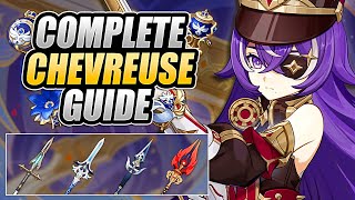 CHEVREUSE GUIDE How To Play Best Builds Weapons Artifacts Team Comps amp MORE in Genshin Impact [upl. by Lledner]