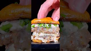 French Onion Dip Burger using Forager Project Sour Cream 🍔 foragerprojectpartner [upl. by Corry]