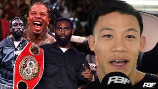 quotGERVONTA DAVIS TOUGHEST OPPONENT ISquot  FRANK WARREN NEW SIGNING BRANDUN LEE ON CRAWFORD VS ENNIS [upl. by Ithnan]