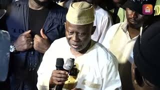 Lawyer Ousainu Darboe addressing supporters at his residence after returning from his US Tour [upl. by Gemma]