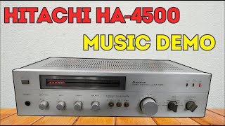 Hitachi Intergrated Stereo Amplifier Demo II Contact 6284422774 [upl. by Whitson77]