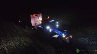 Night Silage  Tractors New Holland Claas and DeutzFahr [upl. by Noval]