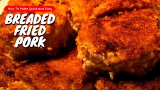 BREADED FRIED PORK [upl. by Aniela867]