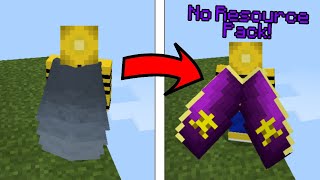 Minecraft Bedrock Edition  How To Use Custom Elytras NO RESOURCE PACKS [upl. by Asilam401]