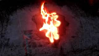 Burning hexanedichloromethane mixture [upl. by Adnahc]