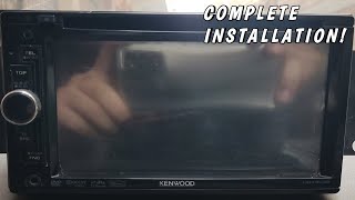 How to install Kenwood stereo  How to open sail Stereo  how to open sail dashboard [upl. by Arobed]