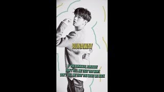 Eric Nam  Runaway feat Steve James Lyric Video [upl. by Horton]