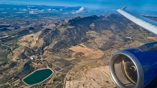 British Airways A320 full approach and landing Alicante [upl. by Asile]