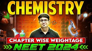 NEET 2024 Chemistry Chapter Wise Weightage and Priority List 🔥 [upl. by Rehpotsirhc]