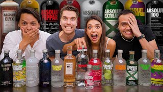 We Tried EVERY Absolut Vodka Flavor [upl. by Ratna]