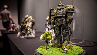 Vintage Gundam Kit Converted to Statue Diorama [upl. by Yraunaj]