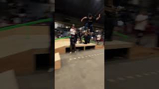 LONGEST OLLIE CONTEST  Ramps progressively spread apart Skateboarding ollie [upl. by Spillar535]