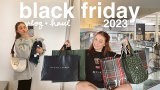 BLACK FRIDAY HAUL amp VLOG 2023 we woke up at 4amlol [upl. by Glassman]