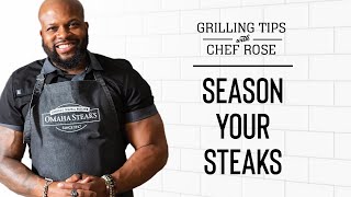 Grilling Tip How to Season Steak [upl. by Cormier]