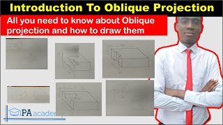 Introduction to Oblique Projection What is Oblique Projection and How to Draw Oblique Shapes [upl. by Rosetta]